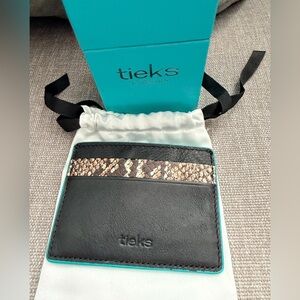 Tieks Card Case Copperhead Snake